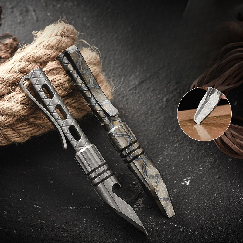 Titanium Pry Bar - Barre de levier multifonctionnelle portable en