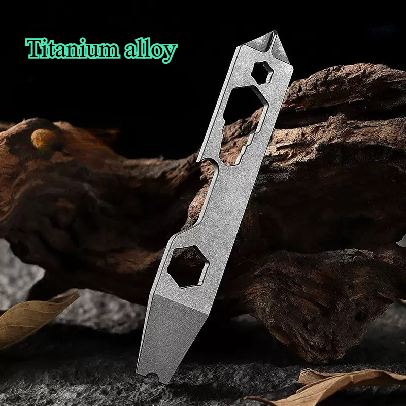 Titanium Pry Bar - Mini ouvre-bouteille multifonctionnel en alliage de
