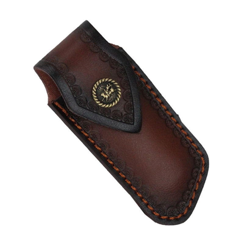 Edc Everyday Carry Knives - Couvre-couteaux en cuir à la mode,