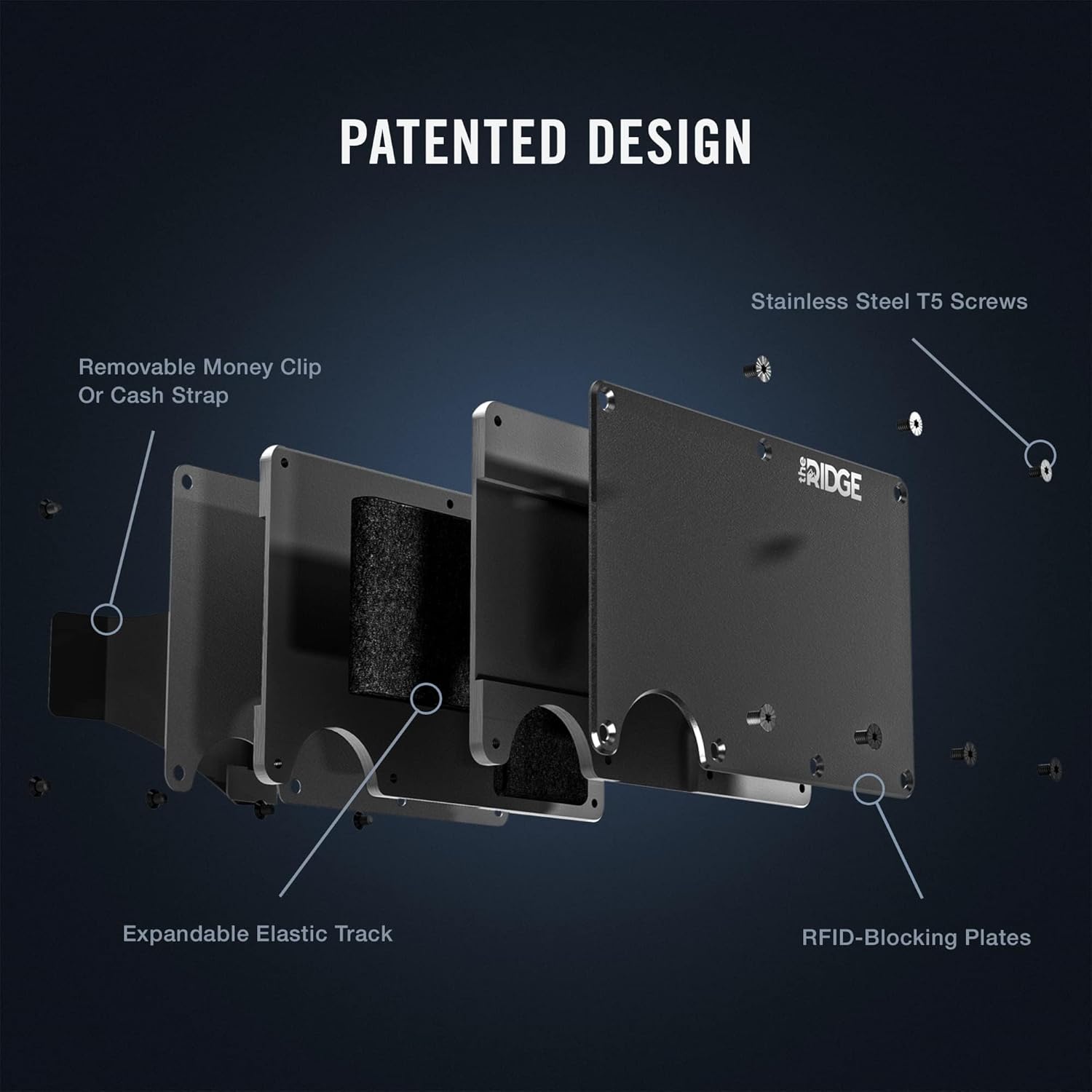 Portefeuille The Ridge pour ho - Wallet Slim Titanium avis et prix