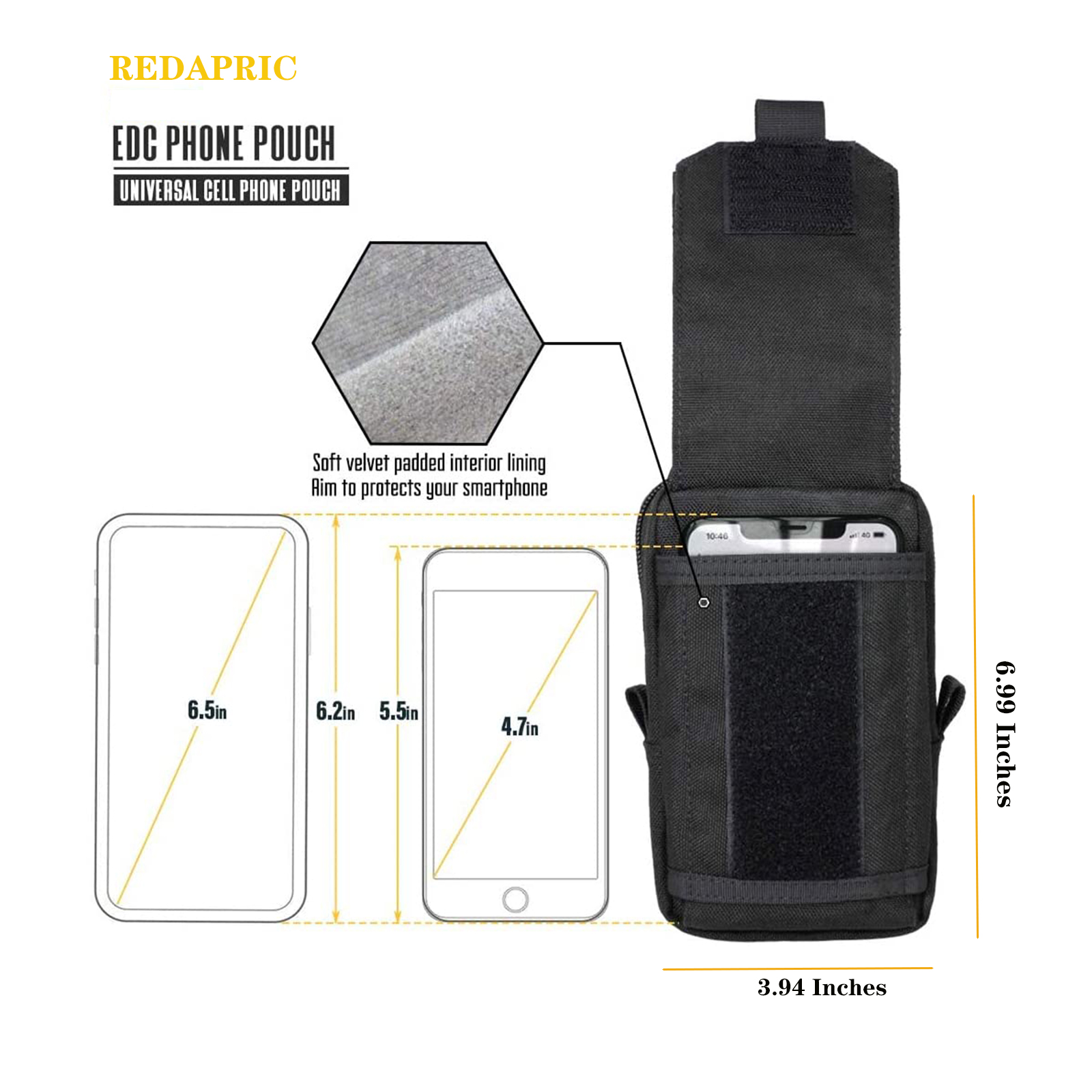DulMolle-Sac banane en poudre  - Edc Carry Pouch avis et prix