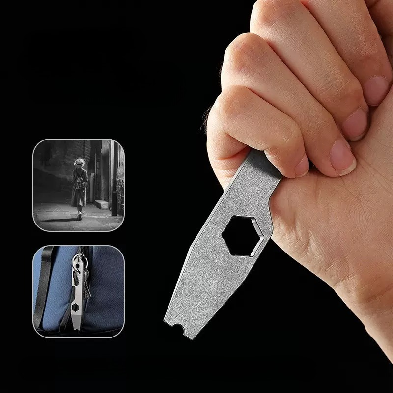Mini ouvre-bouteille multifonc - Titanium Pry Bar avis et prix