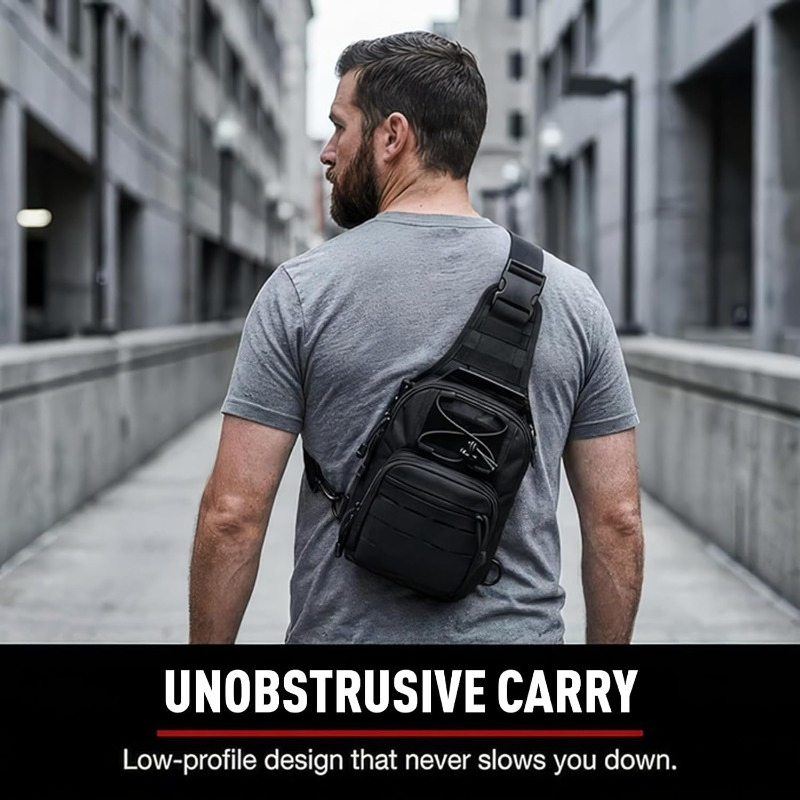 Sac à bandoulière tactique com - Edc Concealed Carry Backpack avis et prix